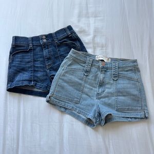 Abercrombie & Fitch High Rise Shorts Bundle